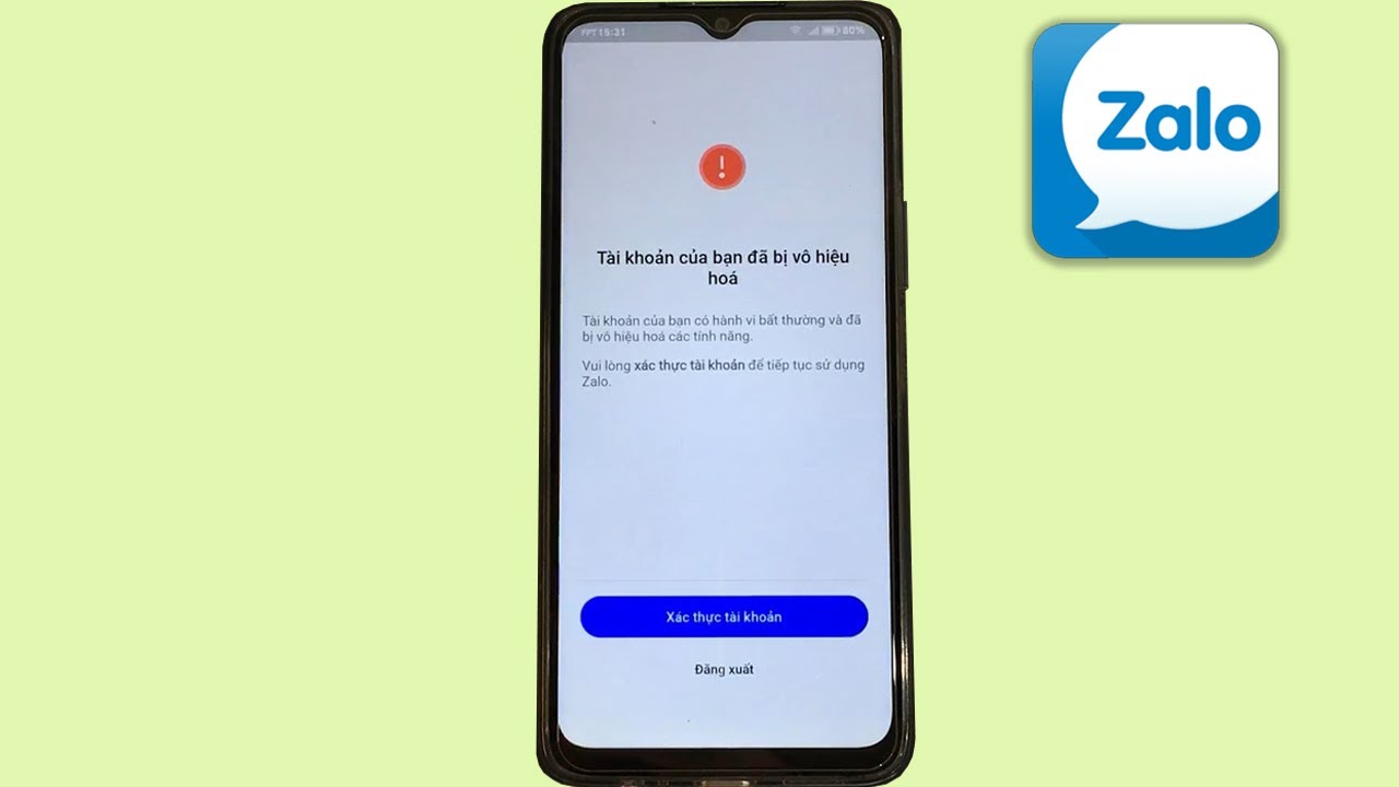 Hướng dẫn cách lấy lại tài khoản zalo khi bị vô hiệu hóa