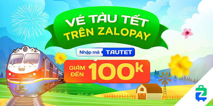 Zalopay đã mở bán vé tàu tết trên ứng dụng 